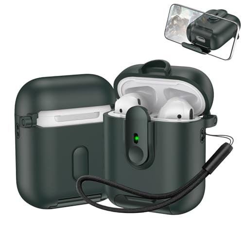 Étui AirPods Pro résistant aux chocs avec dos rigide antichoc vert