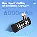 Palowextra Upgraded 6000mAh Replacement Battery Compatible with JBL Flip 7, Part No. GSP-1S1P-F7A