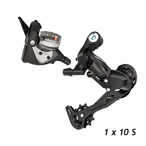 Karlak 1x10 Speed MTB Derailleurs er Groupset Bike Crankset 11-50T Cassette Wheel 10 Speed Chain for MTB Mountain Bike - Thumbnail 4