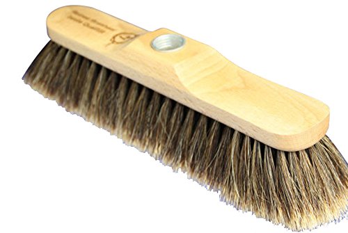 MAAJ ZIMMERBESEN Premium MIT GESPALTENER ROSSHAAR-BESTÜCKUNG WIE ZU Omas Zeiten - Made IN Germany – Bild 3