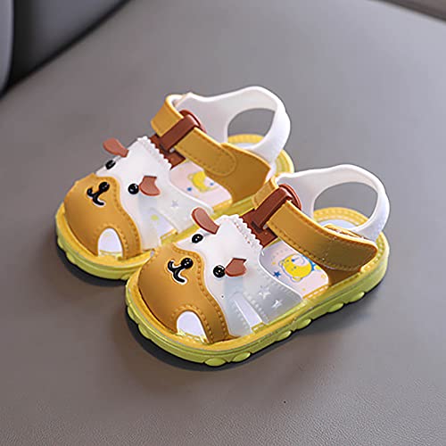Infant Boys Girls Cartoon Dog Sandals for Outdoor Walking Anti Slip Closed Toe Soft Sole Slip On Summer Beach Shoes2