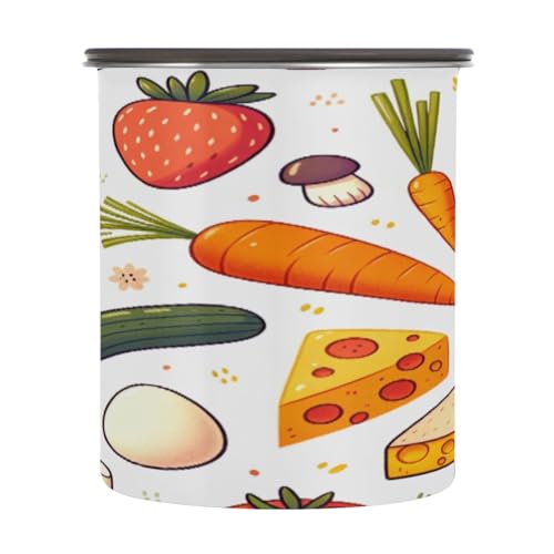 Envase de café hermético acero inoxidable 900ml