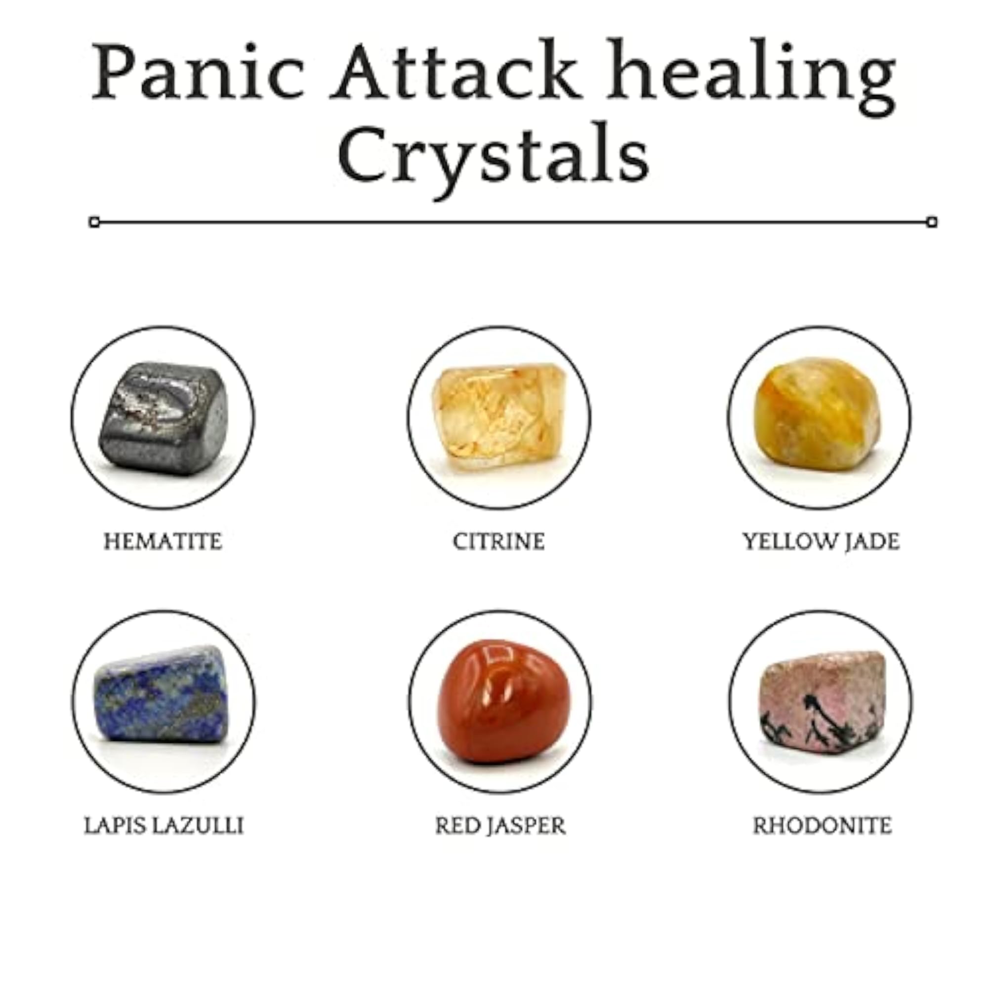Panic Attack Pocket Healing Crystal Bag