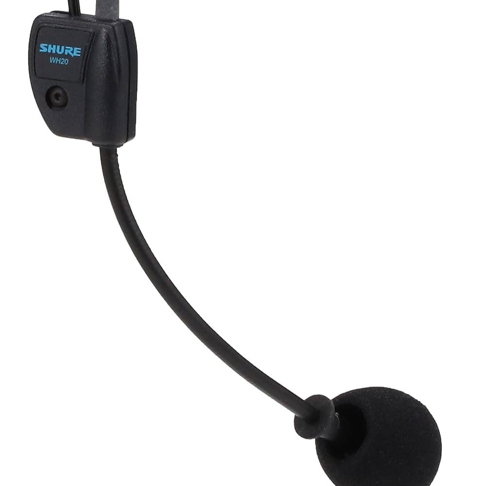 Shure Wh20 Microphone de Casque Dynamique (Câblé) - Ajustement Léger, Léger et Sécurisé pour Les Utilisateurs de Micro Actifs, Les Instructeurs/Musiciens, Le Connecteur XLR (Wh20Xlr)