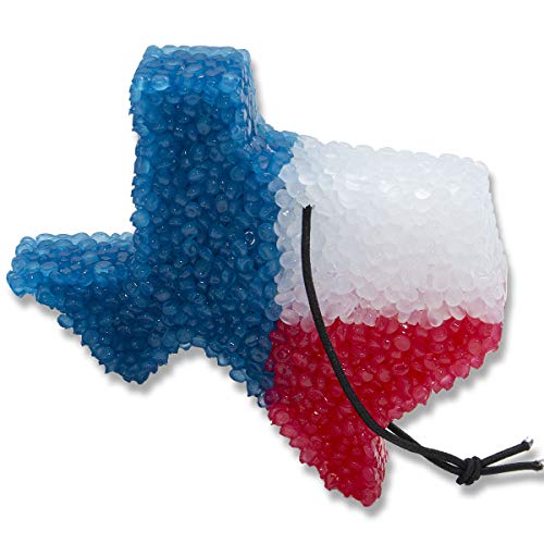Leather & Lace, Lone Star Candles & More's Premium Strongly Scented Freshies, Authentic Aroma of Genuine Leather and Creamy Vanilla, Air & Car Freshener, USA Made in Texas, Texas, 3-Color State 1-Pack