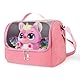 Gaga city Tragetasche kompatibel mit Hatchimals Alive Mystery Ei, geeignet für Pufficorn, Draggle, Tigrette, Nur Tasche (Rosa)