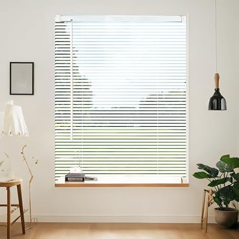 AIRLAJYID Cordless Vinyl L Blinds Cover