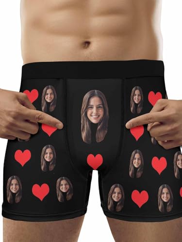 Personalized Boxers for Men, Customized Long Underwear, Gifts for Boyfriend Husband XS-5XL2