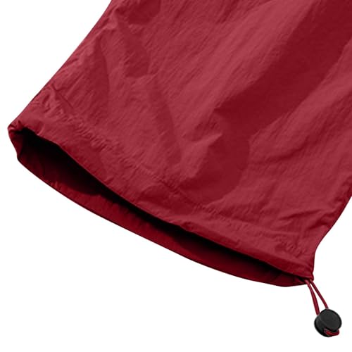 Parachute Cargo Pants Unisex Elastic High Waist Drawstring Jogger Trousers Hip Hop Baggy Y2k Aesthetic Streetwear4