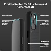 Mous für iPhone 15 Pro Max Hülle Kompatibel mit MagSafe, Limitless Carbonfaser - Stoßfest – Ansicht 4