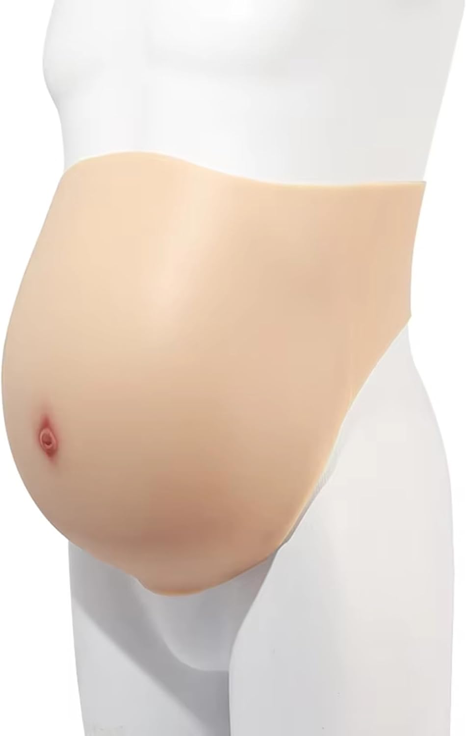 Silicone Fake Pregnancy Belly Artificial Baby Bump False Pregnancy Belly Costumes for Actor Performance Film Props Maternity Cosplay