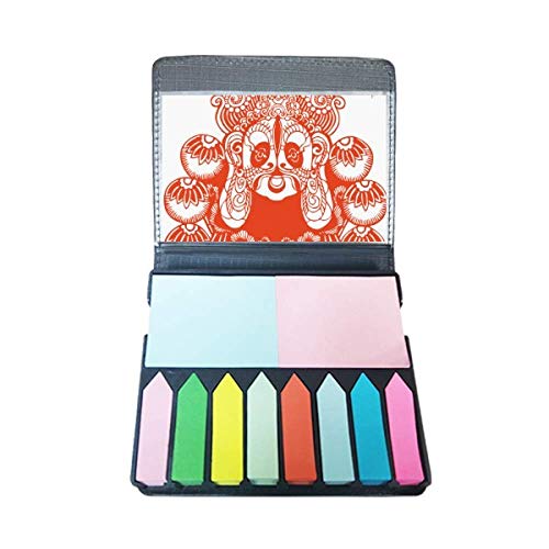 Boîte de marqueurs de page opéra de Pékin rouge le cadeau idéal pour lecteur