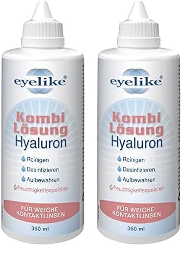 Eyelike Kombilösung Hyaluron 360 ml (Packung mit 2)