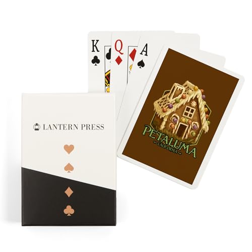 Lantern Press Baraja Poker 52 Cartas Pintura Navidad