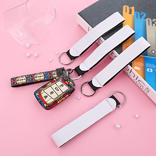 Grevosea 10 Pieces Sublimation Keychain Blanks - Image 3