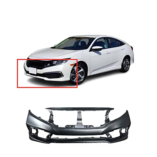 FitParts Compatible With Front Bumper Cover 2019-2021 Honda Civic CAPA Sedan Coupe HO1000322 EX-L LX Sport Touring i-Style DX Si 19-21. New, Primed and Ready for Paint. 04711TBAA50ZZ