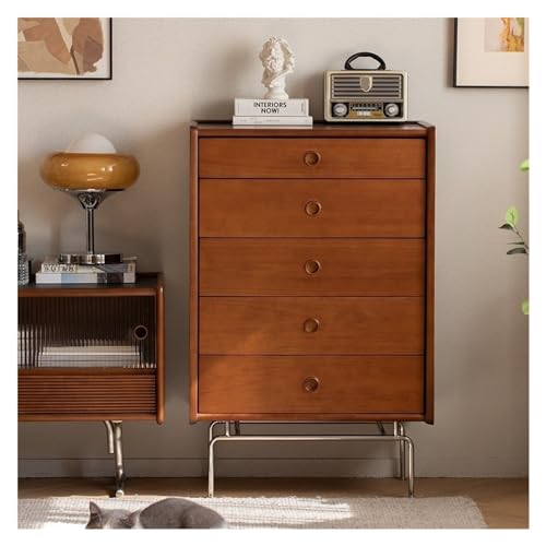 DTACBNEUZ Cómodas Cómoda Cómoda de Madera Maciza, cajones de Almacenamiento for Dormitorio pequeño, Muebles de Registro de Gran Capacidad Organizador de Almacenamiento