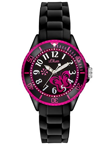 s.Oliver Mädchen-Armbanduhr Analog Quarz Silikon SO-2993-PQ s.Oliver Mädchen-Armbanduhr Analog Quarz Silikon SO-2993-PQ