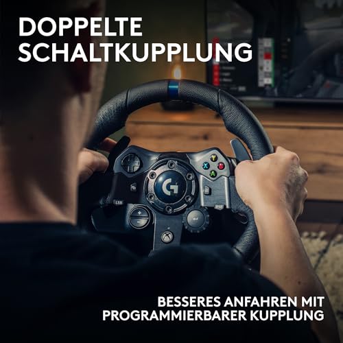 Logitech G G923 Rennlenkrad und Pedale für Xbox Series X|S – Ansicht 5