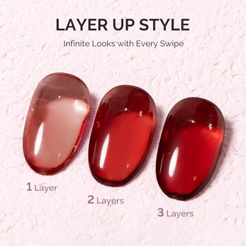 Image of MelodySusie Jeweliver Gel Nail Polish, 0.5Fl.oz Gel Polish Red Brown Color Soak Off UV LED Light Cure Gift for Women Manicure Nail Art DIY at Home B6803