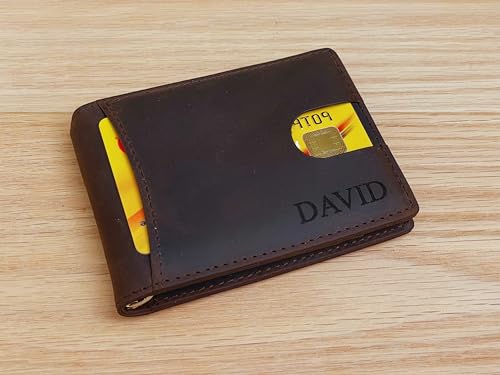 Personalized-Minimalist-Wallet-For-Men-Custom-Engraved-Slim-Wallet-Customized-Monogram-Leather-Wallet-Gift-For-Fathers-Day-Him-Husband-Boyfriend-Dad-Son-Anniversary-Graduation-Birthday-CINNAMON