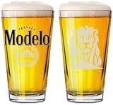 Modelo Beer Pint Glass Set - Lion Edition - Set of 2