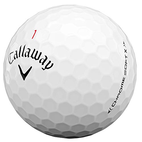 Callaway-Chrome-Soft-X-Pelotas-De-Golf-Hombre-Bianco-White-Talla-Unica