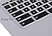 CaseBuy Ultra Thin Keyboard Cover Compatible HP 14 inch Touch-Screen Chromebook/HP Chromebook 14-ca Series/HP Chromebook 14-ak Series/HP Chromebook 14 G2 G3 G4 US Layout, Black + Clear