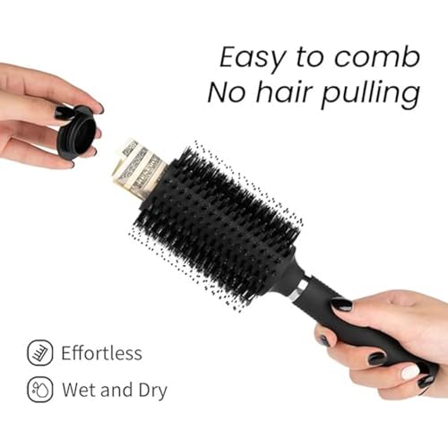 Brosse à cheveux avec cachette secrète et compartiment de rangement camouflage