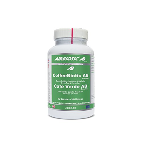 Airbiotic AB - Cafe Verde AB Complex con Hierbas, Adelgazar, Peso, 90 cápsulas
