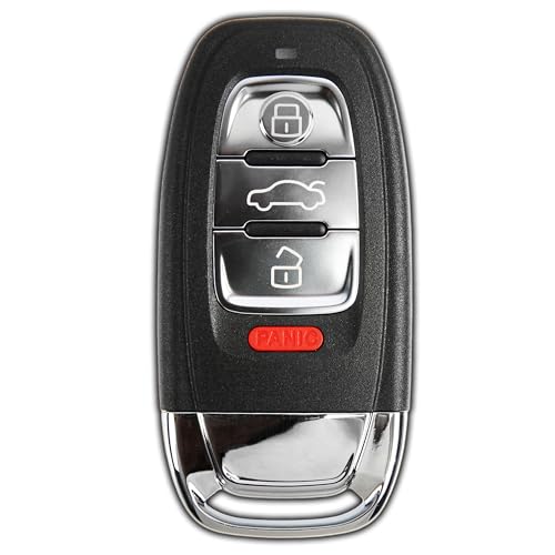 KeylessOption Keyless Entry Remote Control Car Smart Key Fob Replacement for Audi IYZFBSB802