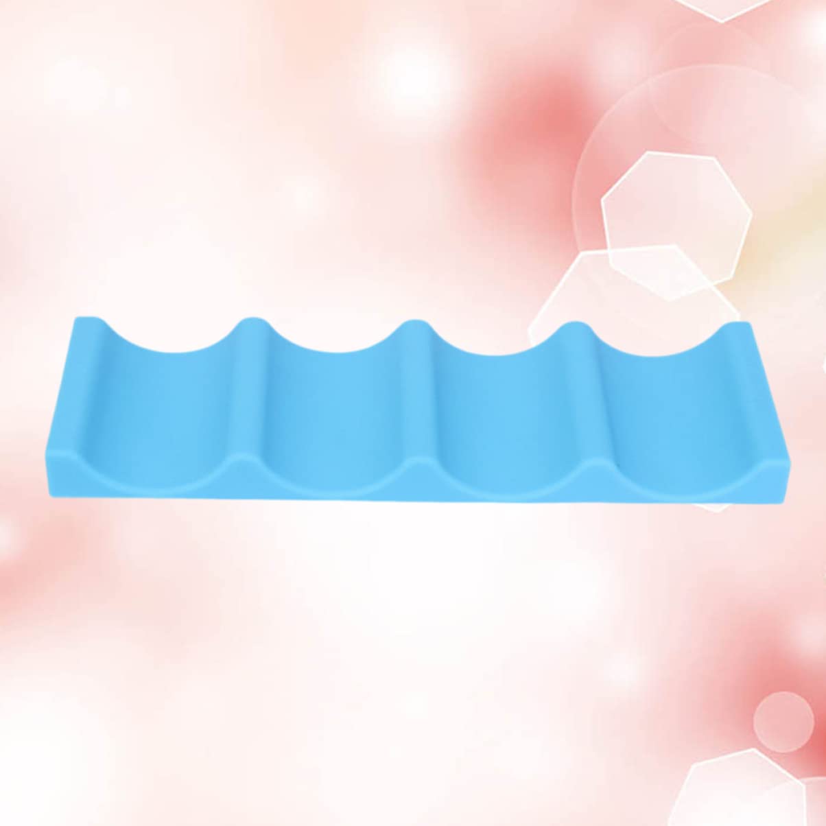 OKUMEYR 2pcs Silicone Can Beverage Rack Organizer Stackable Beer Wine Holder for Fridge Bar Picnic Space-Saving Tidy Tool for Home Outdoor Storage