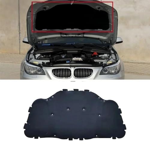 Couvercle insonorisant capot BMW E60 isolation phonique thermique 5
