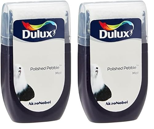 Dulux Easycare Washable & Tough Tester Paint, Polished Pebble, 30 ml (Pack of 2)