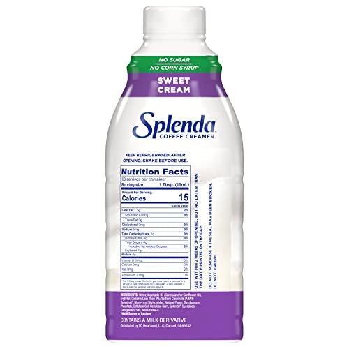 image for SPLENDA Sugar Free Sweet Cream Coffee Creamer, 32 Fl Oz, 32 Fl Oz (Pac