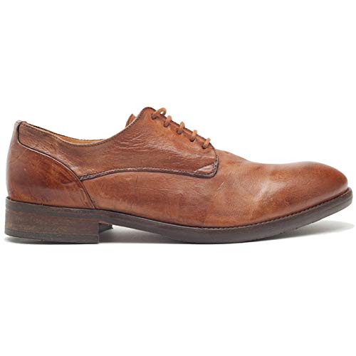 Hombre Hudson London Dorsay Trabajo Formal Formal Negocio Oficina Derby Zapatos - Tan Calf - 43