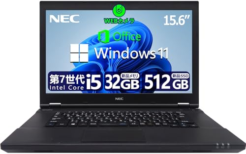 yςݕizyCPU:7Core-i5+WEBJzNEC m[gp\R VersaPro/15.6^/Win 11/MS & Office 2019/WIFI/USB 3.0/HDMI/ݒ (5)7 i5/32GB