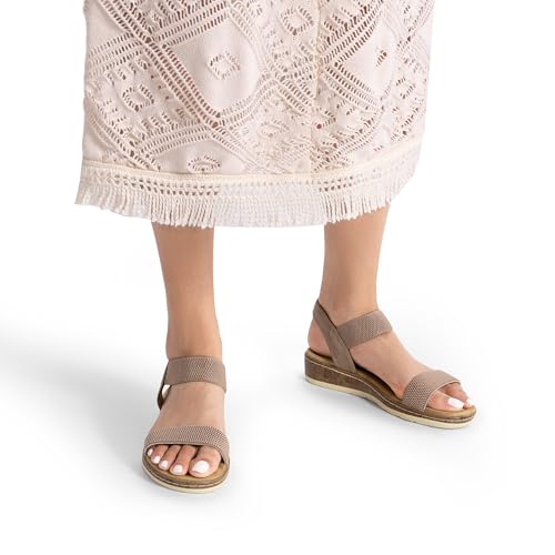 Image of DREAM PAIRS Women's Low Wedge Casual Sandals