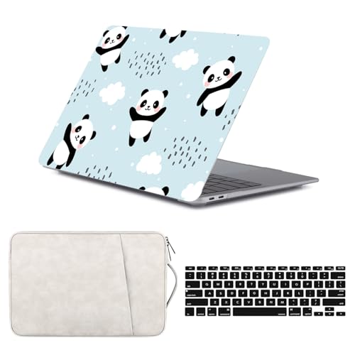 Housse et coque MacBook 12 A1534 panda pour travailler au bureau en toute sécurité