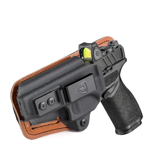 IWB Holster for 9mm Springfield Armory Echelon 4.0C, Red Dot Optic Ready, Springfield Echelon Holster with Comfort Foam Pad, Inside Waistband Appendix Concealed Carry, Left Hand