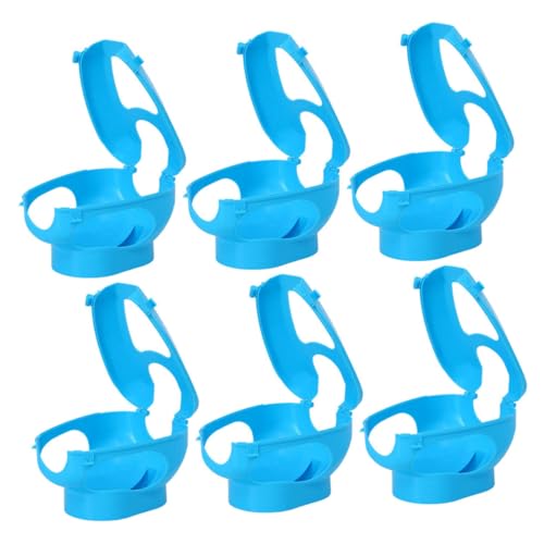 BUTIFULSIC 6pcs Pigeon Injection Fixers Holder Pigeon Holder for Bird Medicines Device Feeding Blue Pp Material Safe Sturdy