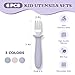 6 PCS Toddler Forks Set - Baby Forks with Silicone Handle Children Food Grade 18/8 Stainless Steel Toddler Utensils Set for Self Feeding Kids Silverware Set Safe Anti-Choke Design Dishwasher Safe