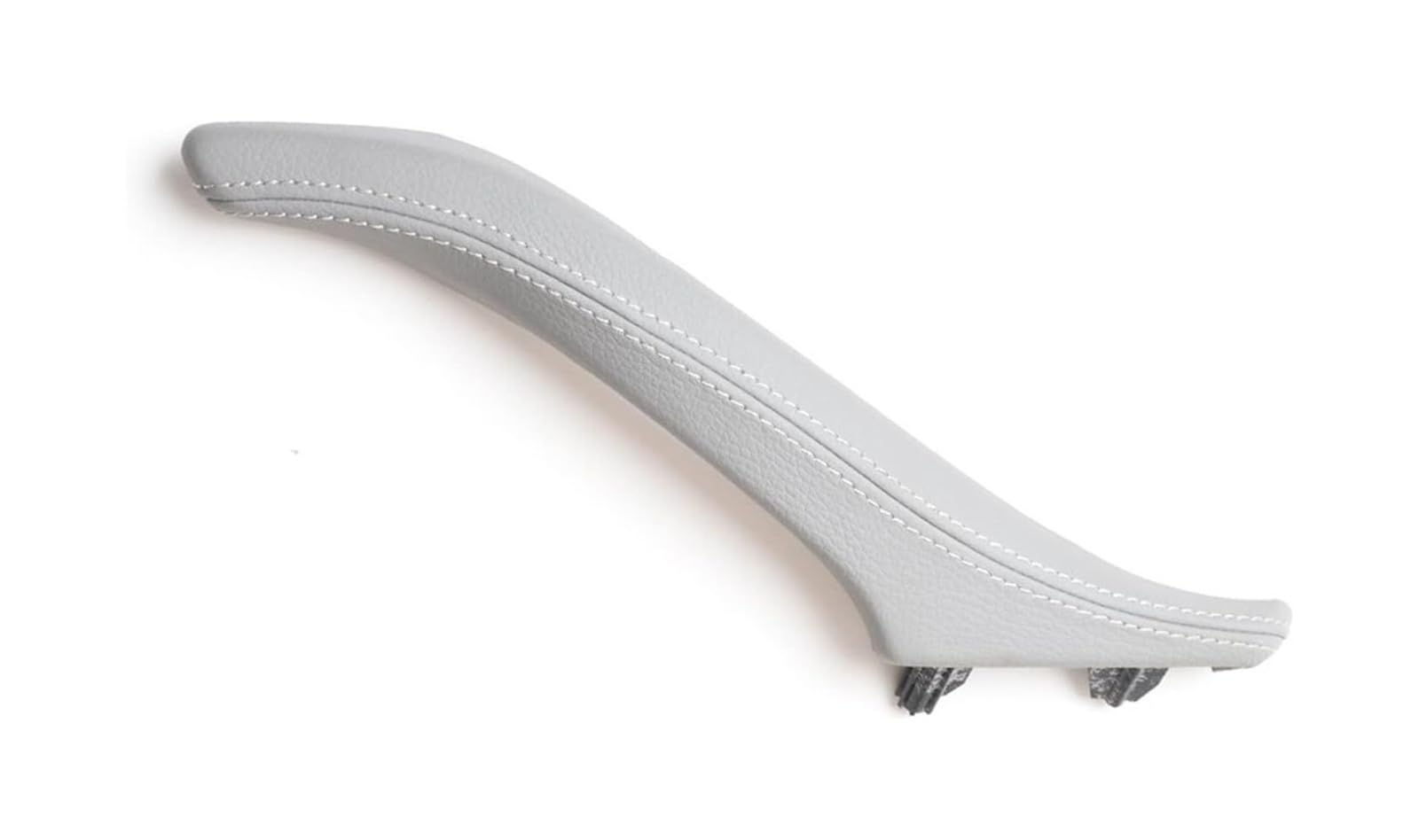 FANGZIQF Inner Door Pull Handles Left Right Interior Passenger Door Leather Pull Handle Assembly for 5 Series F10 F11 F18 520i 523i 525i 528i 535i(Right Gray)