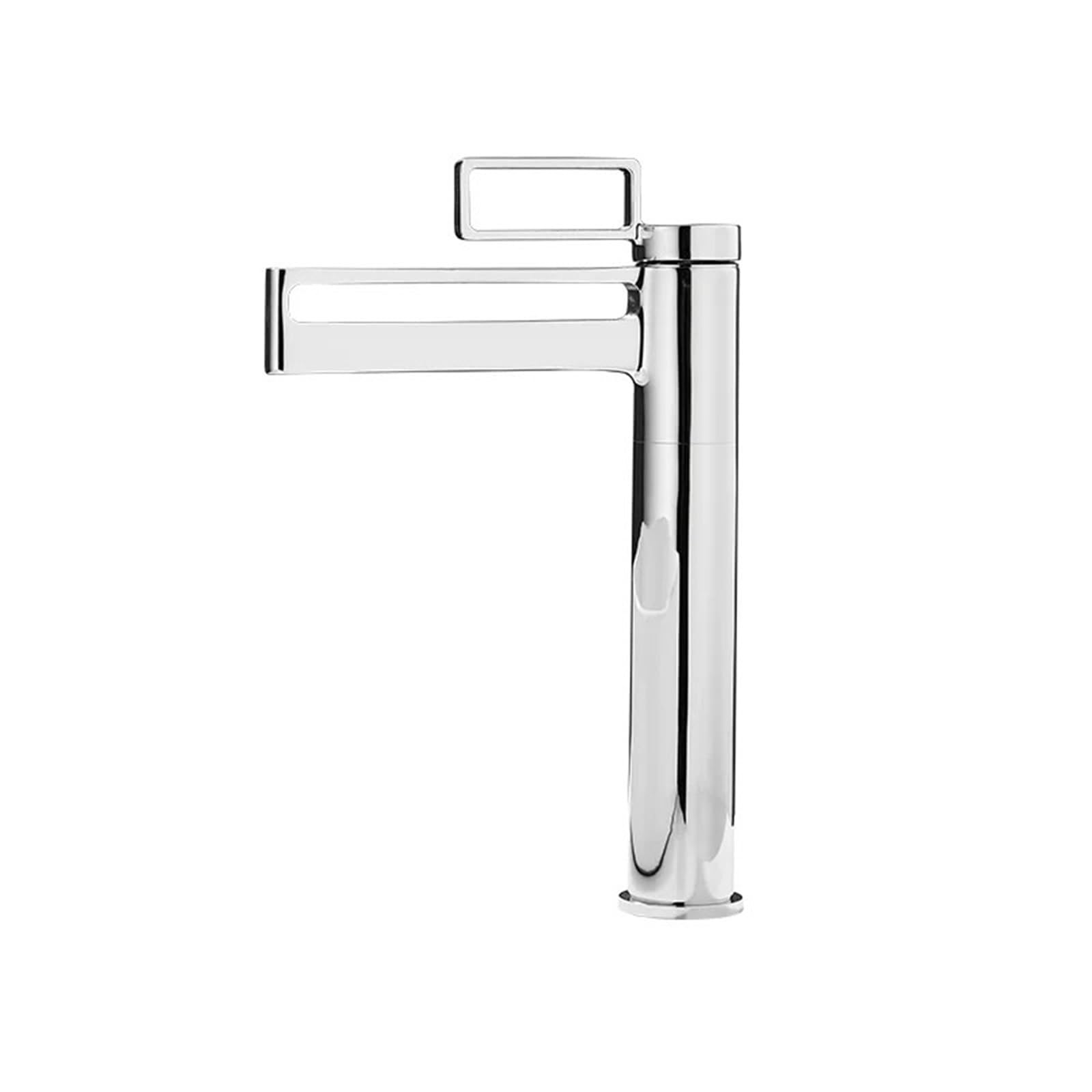 Gold Bathroom Sink Faucet Chrome for Black Brass Single Lever for(Tall Chrome)