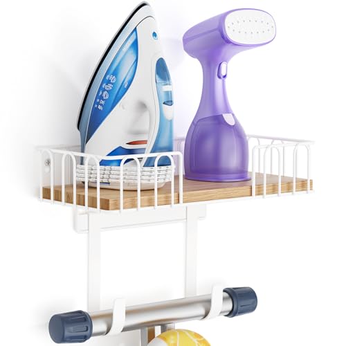 ORLESS Ironing Board Hanger Metal Wall Mount Iron and Ironing