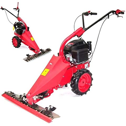 BALKENMÄHER 870mm MOTORMÄHER 55592 RASENMÄHER EINACHSER BENZIN Hochgrasmäher Radantrieb Motor Einachser Cover