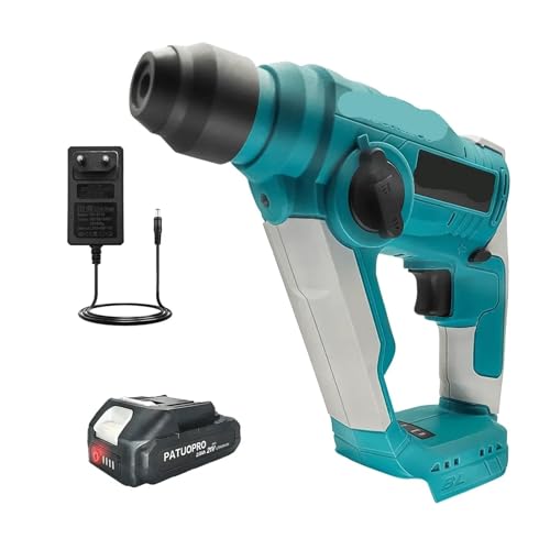 Trapano a percussione, Martello perforatore elettrico senza spazzole da 20 mm, trapano a percussione ricaricabile a batteria, utensili elettrici for riparazioni domestiche, for batteria MK da 18 V(1PC