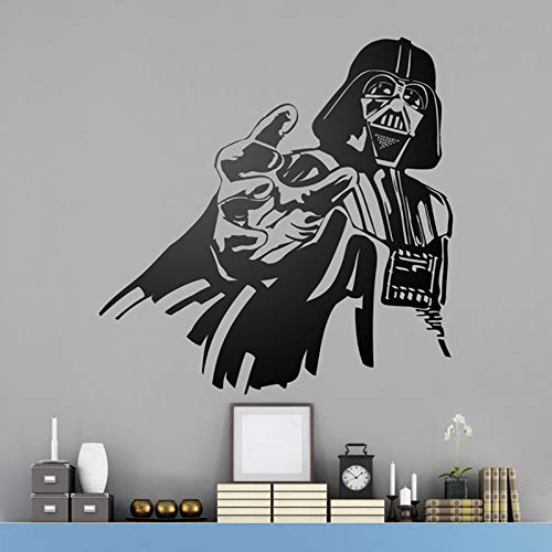 Darth Vader Mur Art Affiche Dark Vador Sticker Mural intéressant Stickers Voiture fenêtre Verre peintures murales déco pour Chambre garçon