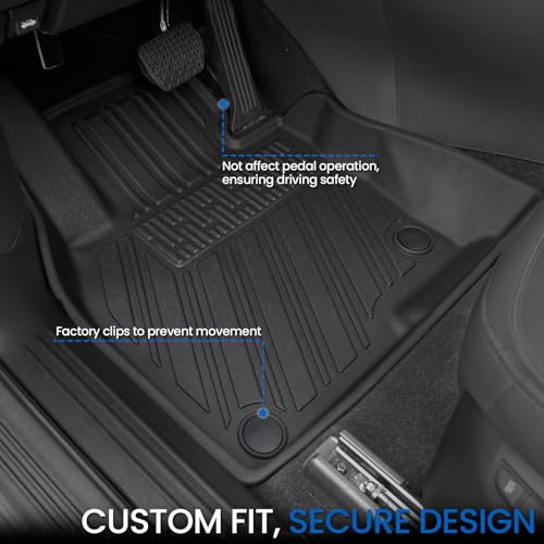 Image of Floor Mats Set for 2017-2025 Mazda CX-5, All Weather TPE Backrest Mat Trunk Mat Cargo Liner Door Sill Guards Accessories for CX5 (for Mazda CX-5 | 2017-2025)