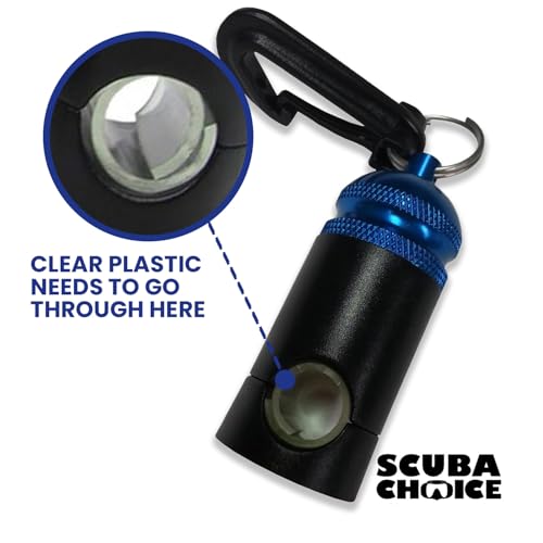 Fixation flexible plongée Scuba-Choice robuste bleu pour détendeur octopus - 5